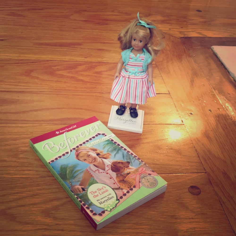 American girl doll Maryellen including book